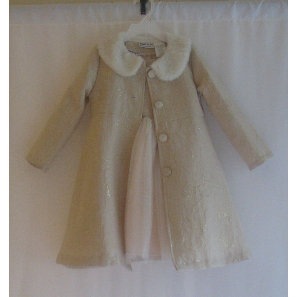 Blue Beri Boulevard Girls Size 5 2 Piece Dress Set